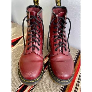 Dr. Martens 1460 Women’s Pascal Boots in Cherry
